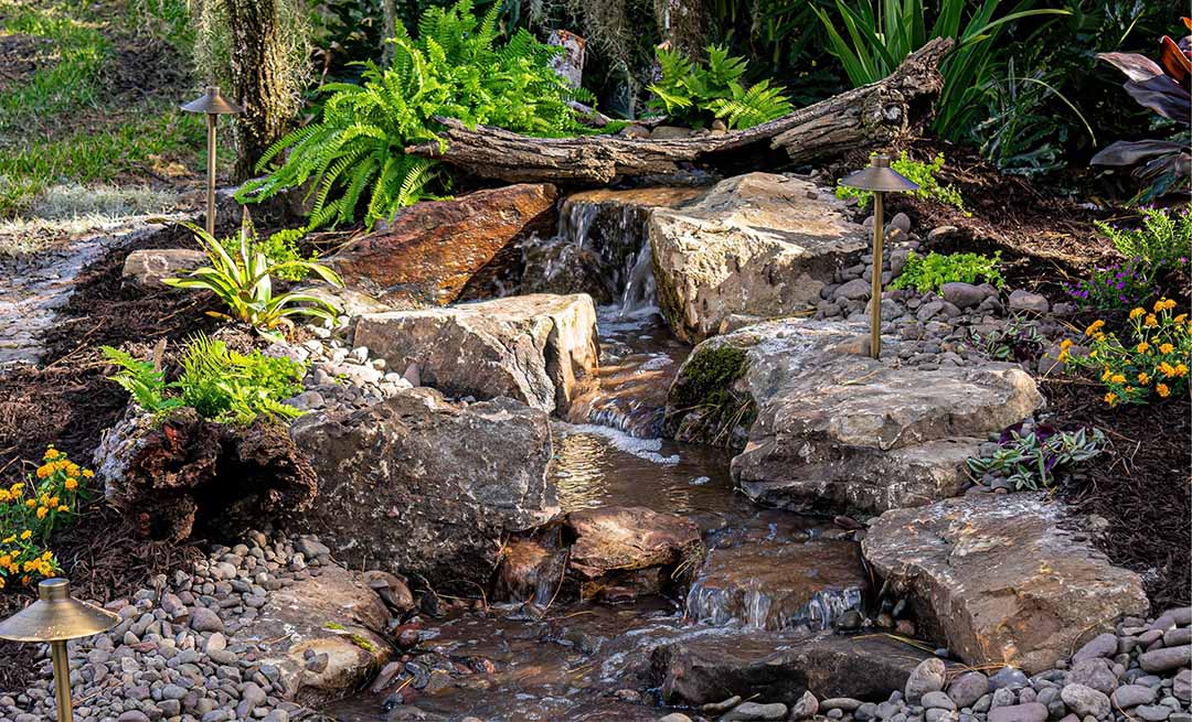 Pondless Waterfall System - Site Pros Landscaping
