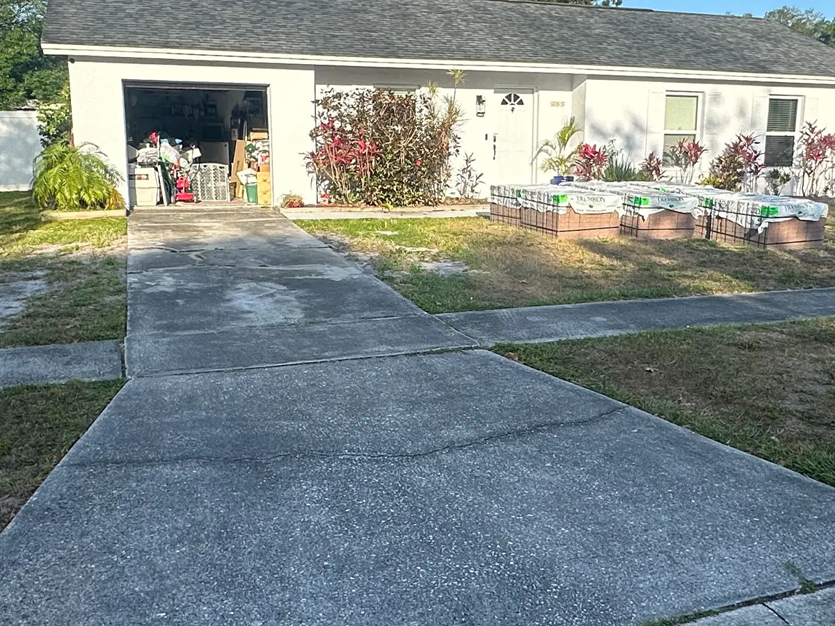 driveway-before