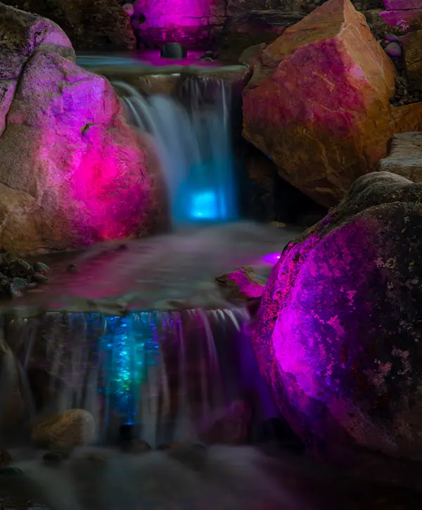 Water Feature Lighting Installation in Winter Springs, FL