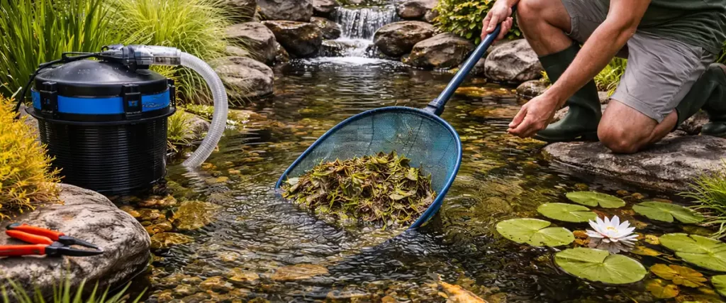 Keep the Pond Clean and Balanced