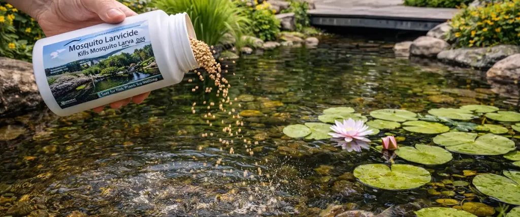 Use Pond-Safe Larval Treatments