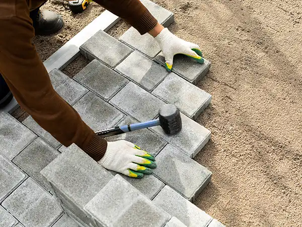 Step 2 - Installing the pavers